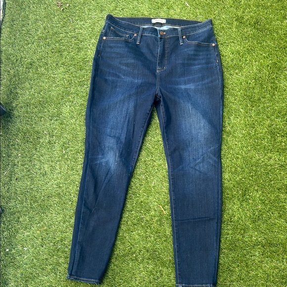 Blue High Rise Skinny Jeans Madewell - Picture 1 of 10